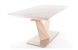 Обідній стіл SIGNAL ALARAS 140x85 Білий розкладний лаковий МДФ в стилі хай-тек Польща