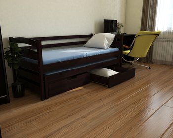 Кровать с доп. спальным местом Бонни Duo LUNA - венге