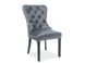 Крісло з оксамитовою оббивкою сірого кольору Signal August Velvet у стилі модерн для передпокою Польща