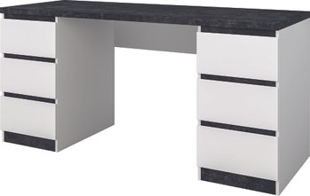 Компьютерный стол Mia 2T ящики с обеих сторон светлый оттенок