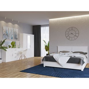 Комплект меблів для спальні Ешлі у світлих тонах з використанням сосни водевіль, в стилі прованс фото - artos.in.ua