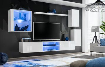 Комплект мебели в гостиную ASM Switch XXIII 26 WW SW 23, белый матовый фото - artos.in.ua
