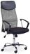 Кресло офисное Vire механизм Tilt, хромированный металл/мембранная ткань черный, сетка серый Halmar Польша
