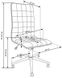 Крісло офісне Porto механізм Tilt, хромований метал / екошкіра білий Halmar Польща