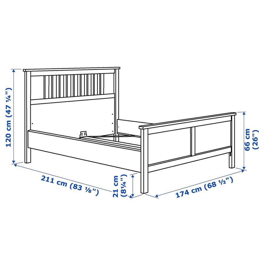 ИКЕА Комплект мебели для спальни из 4 предметов HEMNES ХЕМНЭС, 194.951.43 фото - artos.in.ua