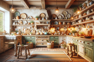 Как оформить уютную кухню в стиле кантри: 7 оригинальных идей