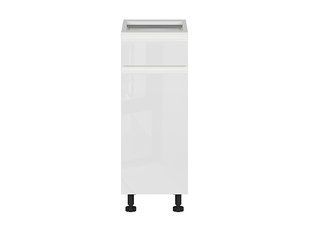 Нижняя кухонная тумба BRW Sole K10-FH_D1S_30/82_P/SMB-BAL/BIP, белый глянцевый/альпийский белый, из Польши фото - artos.in.ua