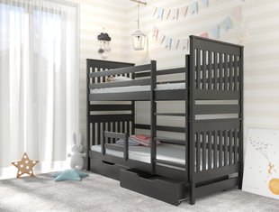 Двоярусне ліжко для дітей АДЕЛЬ ДУО LUNA - венге фото - artos.in.ua