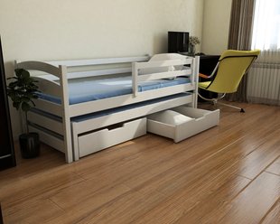 Ліжко з дод. спальним місцем Бонні Duo LUNA - білий фото - artos.in.ua