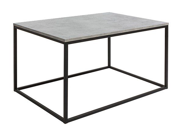 Журнальний столик BRW Aroz D05034-LAW / 100-BCJ, світло-сірий / чорний бетон Чикаго,