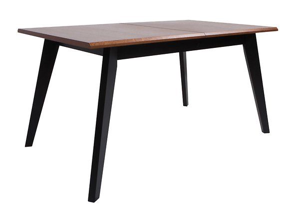 Обідній стіл BRW Madison D09043-TXS_MADISON-TX058 / TX142, дуб коричневий / чорний,