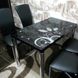 Кухонный стол маленький с рисунком DAMAR II 100x60 SIGNAL черный Польша