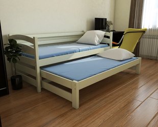 Ліжко з дод. спальним місцем Бонні Duo LUNA - RAL 1013 фото - artos.in.ua