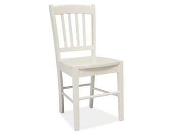 Білий дерев'яний стілець CD-57 SIGNAL у скандинавському стилі Польща