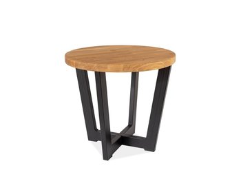 Маленький журнальний столик SIGNAL CONO Fi60 Дуб скандинавський стиль дерев'яна стільниця ПОЛЬЩА