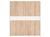 Шкаф-купе BRW F27 170 F27-SZF/170/195/3-BI/DSO/BI, белый/дуб Сонома, из Польши фото - artos.in.ua