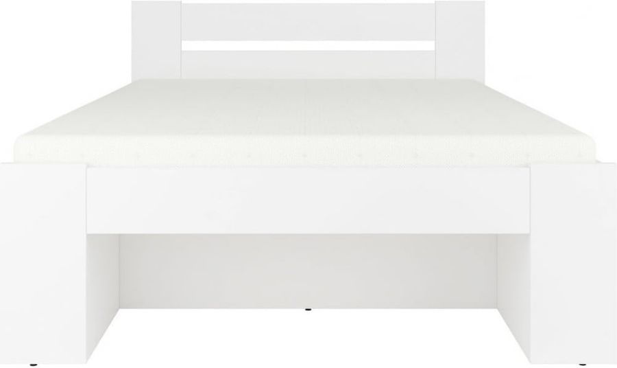Ліжко BRW Nepo Plus 140 Білий фото - artos.in.ua