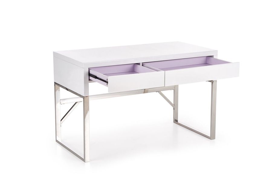 Письмовий стіл Halmar B-32 кольору хром в стилі сучасний Польща