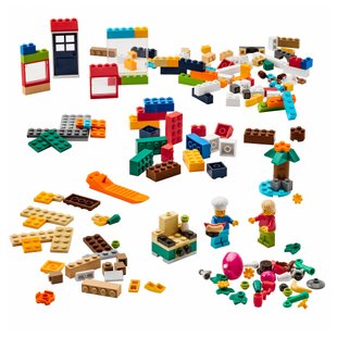 ИКЕА Набор кирпичиков LEGO® 201 шт. BYGGLEK, 204.368.88 фото - artos.in.ua