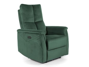 Масажне крісло з оксамитовою оббивкою NEPTUN M Signal - зелений Bluvel 78 Польща