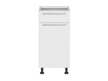 Нижня кухонна тумба BRW Iris K10-FB_D1S_40/82_P/SMB-BAL/BISM, білий супер мат, альпійський білий фото - artos.in.ua