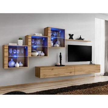 Комплект мебели в гостиную ASM Switch XX WT SW 20, дуб Wotan фото - artos.in.ua