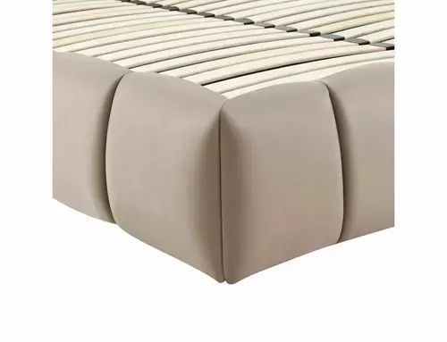 Полуторная кровать Parma Signal 140&times;200, темно-бежевый, ткань Bluvel фото - artos.in.ua