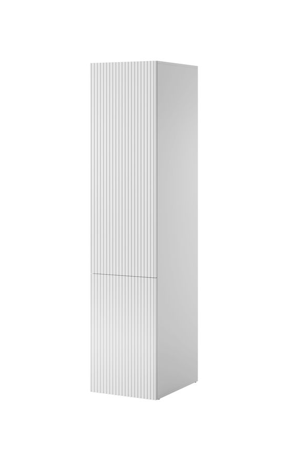 Шкаф белый в современном стиле PAFOS 45 1D CAMA с дизайнерским фасадом Польша