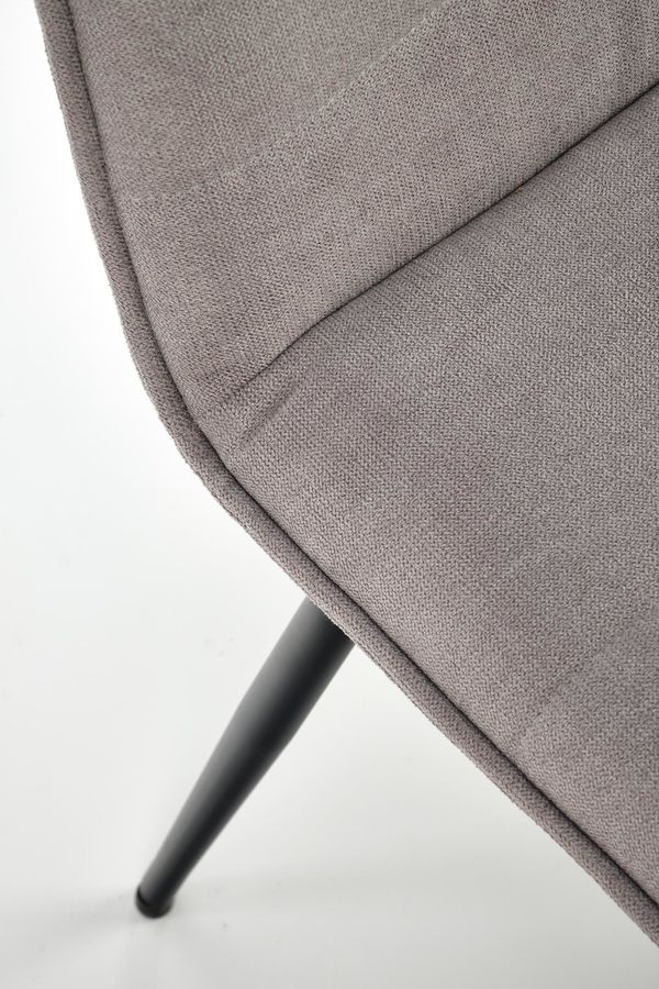 Металевий стілець K493 тканина сірий Halmar Польща