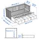 Фото 4: ІКЕА Каркас дивана з 3 шухлядами HEMNES ХЕМНЕС, 903.493.26 - artos.in.ua