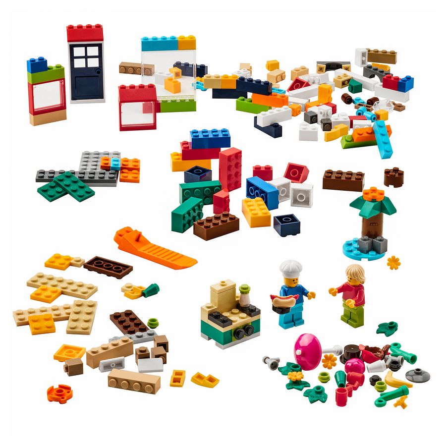 ІКЕА Набір цеглинок LEGO® 201 шт. BYGGLEK, 204.368.88 фото - artos.in.ua