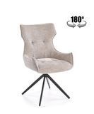 Стул K573 серый / черный фото - artos.in.ua
