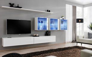 Комплект мебели в гостиную ASM Switch XVII 26 WW SW 17 Белый матовый из Польши фото - artos.in.ua