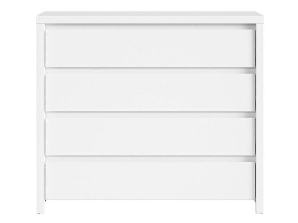 Комод BRW Kaspian S128-KOM4S-BI/BIM, белый/белый мат, из Польши фото - artos.in.ua