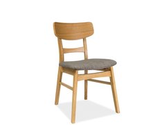 Стулья для кафе і кухні фото Дизайнерський кухонний стілець CD-61 SIGNAL дерев'яний сірий Польща - artos.in.ua