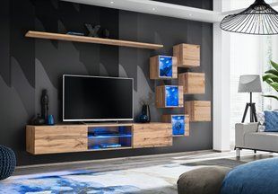 Комплект мебели в гостиную ASM Switch XXI WT SW 21 Дуб Вотан из Польши фото - artos.in.ua