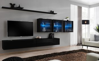 Комплект мебели в гостиную ASM Switch XVII 26 ZZ SW 17 Черный из Польши