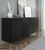 Комод в гостиную SURF 200 черный с золотыми ножками BIM FURNITURE фото - artos.in.ua