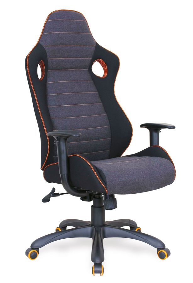 Офісне крісло Halmar RANGER чорне з тканини Польща