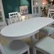 Кухонный стол из дерева SIGNAL DELLO 100x70 Белый с раскладной столешницей модерн Польша