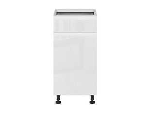 Нижняя кухонная тумба BRW Sole K10-FH_D1S_40/82_P/STB-BAL/BIP, белый глянцевый/альпийский белый, из Польши фото - artos.in.ua