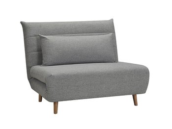 Крісло-диван м'яке у вітальню Spike SIGNAL сіра тканина Польща