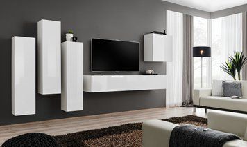 Комплект мебели в гостиную ASM Switch III 26 WW SW 3, белый матовый фото - artos.in.ua
