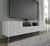 Тумба під телевізор WAVE 200 біла з золотими ніжками BIM FURNITURE фото - artos.in.ua