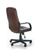 Кресло офисное Denzel механизм Tilt, металл черный/экокожа коричневый Halmar Польша