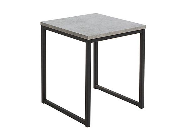 Журнальный столик BRW Aroz D05034-LAW/40-BCJ, светло-серый/черный бетон Чикаго, из Польши