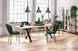 Стол обеденный раскладной в гостиную, кухню Apex 160(250)x90 натуральный шпон дуб/металл черный Halmar Польша