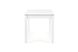 Стол обеденный раскладной в гостиную, кухню Maurycy 118(158)x75 ламинированное ДСП/ламинированное МДФ белый Halmar Польша