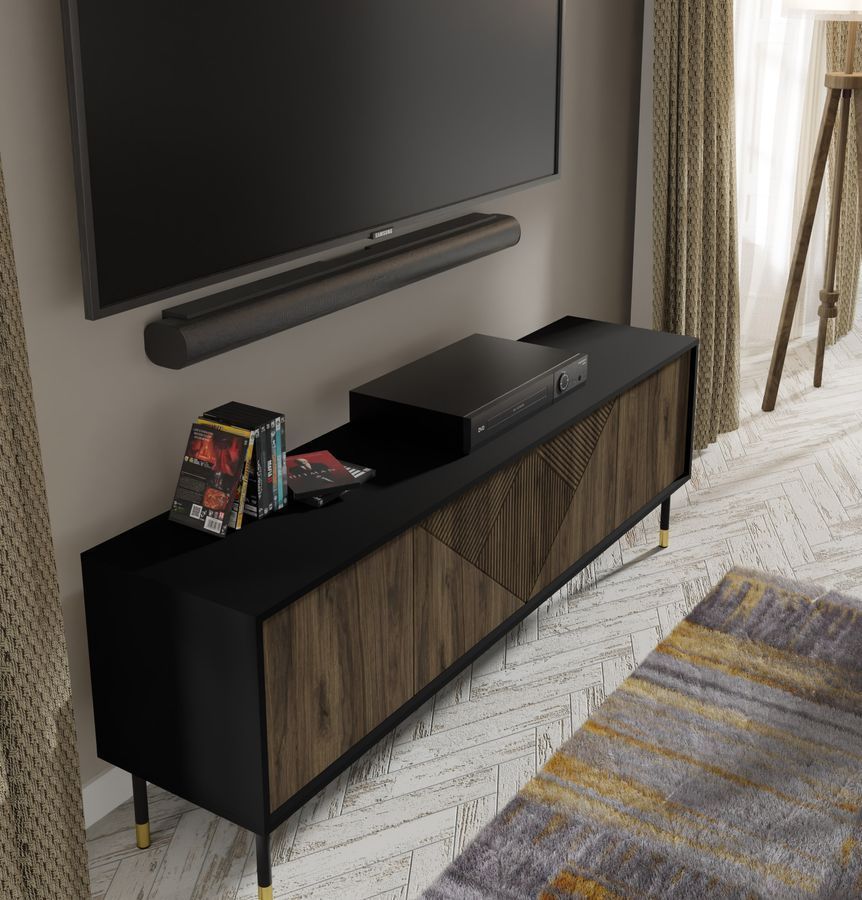Тумба під телевізор WOODY 180 горіх BIM FURNITURE фото - artos.in.ua