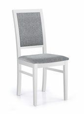 Стул для кухни, кафе, бара, ресторана Sylwek 1 дерево белый/ткань Inari 91 серый Halmar фото - artos.in.ua